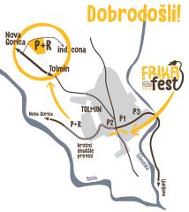 Frika fest - shema shuttle bus